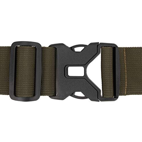Allen Company Triumph Rip-Stop Double Compartment Shell Bag & 52 inch Waist Belt, Holds 50 Empty Hulls, Olive Green