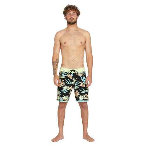 Volcom Mens Bleeding Leaf Mod 18" Boardshort Trunk