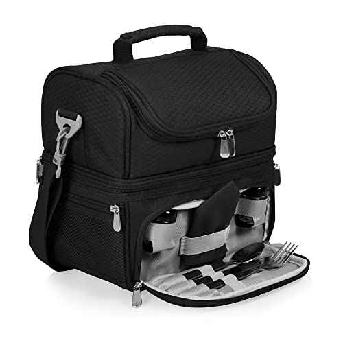 NHL Montreal Canadiens Pranzo Lunch Bag - Insulated Lunch Box with Picnic Set - Lunch Cooler Bag