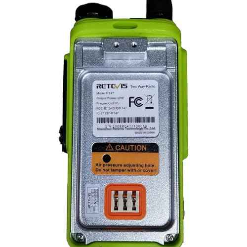 Retevis RT47 Waterproof Walkie Talkies Rechargeable,Portable Two Way Radios,Lightweight,Clear Loud,Long Range 2 Way Radios for Camping Hunting Outdoor Activities(Green,2 Pack)