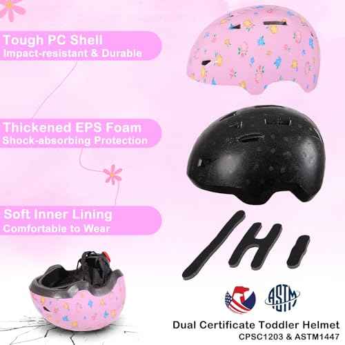Toddler Helmet, Toddler Bike Helmet for Kids, Infant Baby Bike Helmets for Toddlers Age 1-3 for Bicycle Scooter Skateboard Helmets