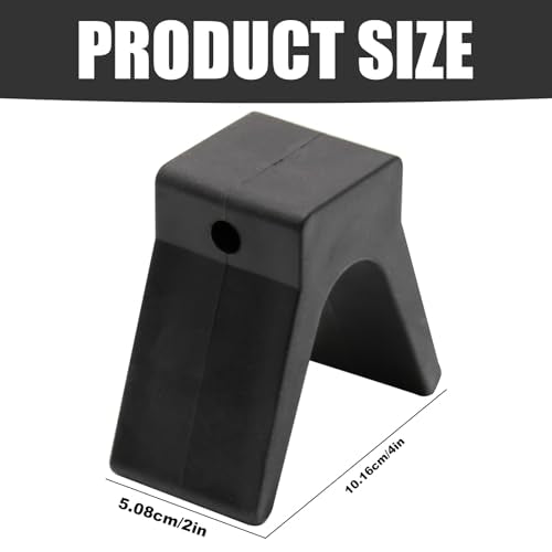 Boat Trailer Bow Stop Rubber V-Span 2 Inch Wide 4 Inch Length for Secure Loading