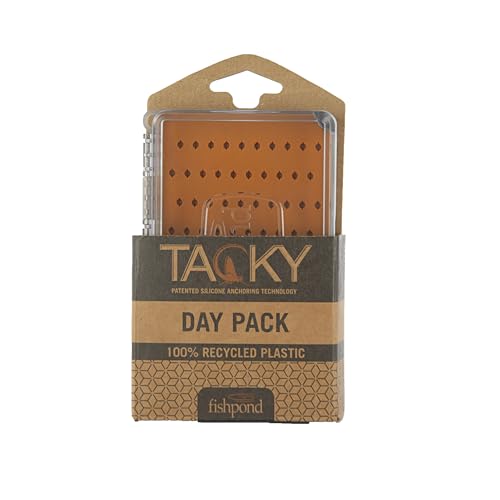 Fishpond Tacky Daypack Fly Box - Burnt Orange, Holds 180 Flies