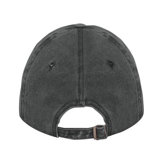 Don't Let The Old Man in Hat Motivational Baseball Cap - Retirement Gift for Men, One Size, All Black