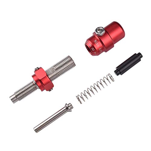 ELONG OUTDOOR Aluminium Archery Cushion Plunger Recurve Bows Screw-in Pressure Button for Right or Left Hand with Installation Tool