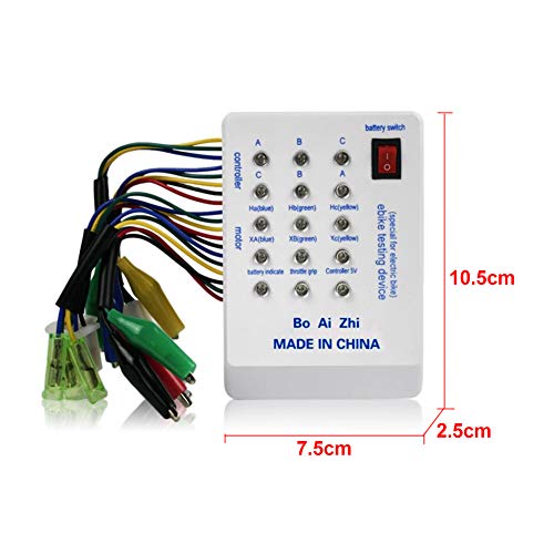 Electric Bike Brushless Motor Tester 24V-72V Battery Controller Check Device