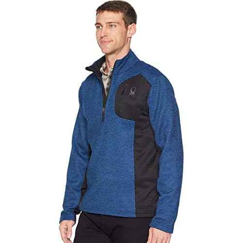 SPYDER Men¡¯s Bandit Half-Zip Stryke Fleece Pullover Jacket for Winter Sports