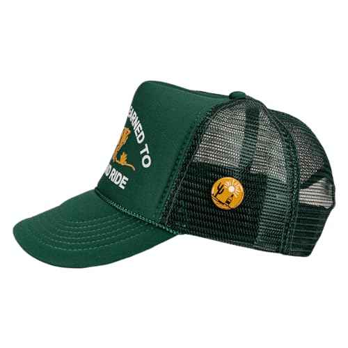 Bottom Shelf Shoulda Learned to Rope & Ride Funny Foam Trucker Hat for Men & Women with Hat Pin