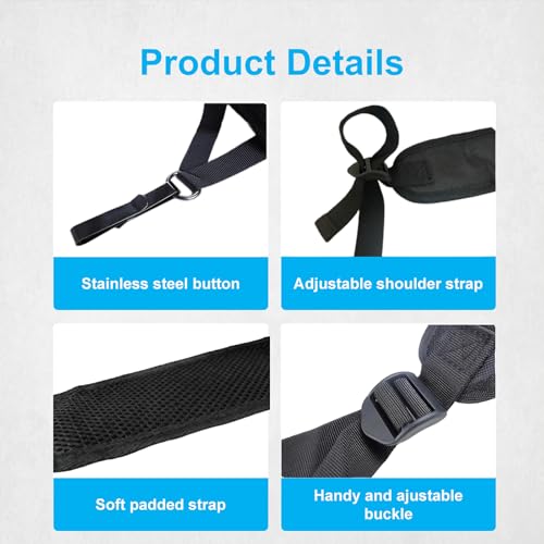 Back Hip Quiver for Archery with Adjustable Straps & Durable Material