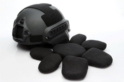 Airsoft Helmet and Mask, MICH Airsoft Helmet with Removable Full Face Mask, Suitable for Paintball, CS Games, Role-Playing and Other Outdoor Activities