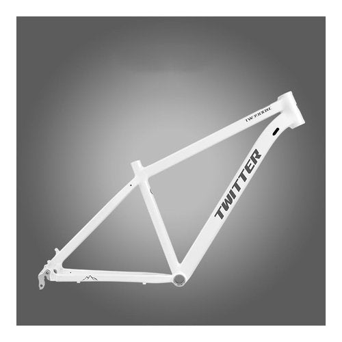 BSFHQS 27.5/29er Mountain Bike Frame 17" XC/Enduro Hardtail Frame Aluminum Alloy Disc Brake Frame 9 * 135mm QR Internal Routing BSA BB68mm(White,29 * 17")