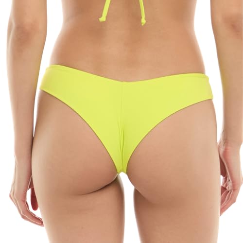 Body Glove Standard Smoothies Kendal Solid High-Cut Cheeky Bikini Bottoms for Women
