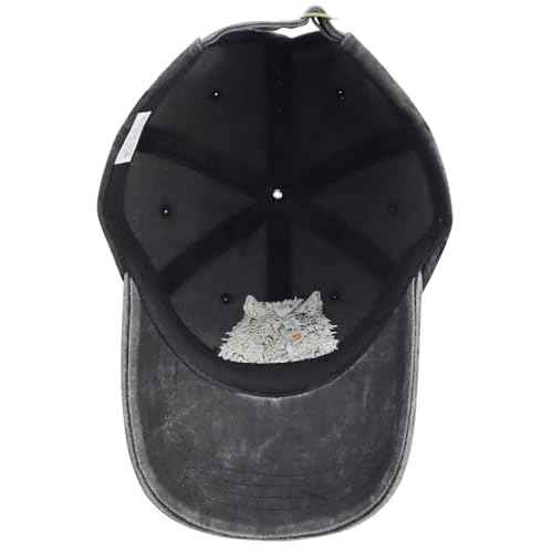 Unisex Adjustable Animal Hat for Men Women, Classic Cotton Wild Animals Embroidered Baseball Cap