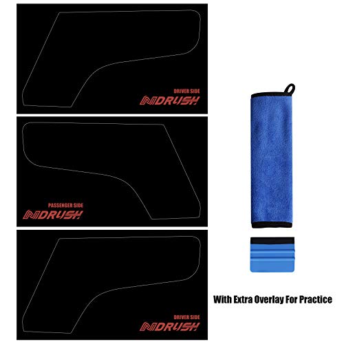 Taillight Vinyl Tint Film - Precut Wrap Cover for 2015-2020 Subaru WRX/STI - Blackout Look