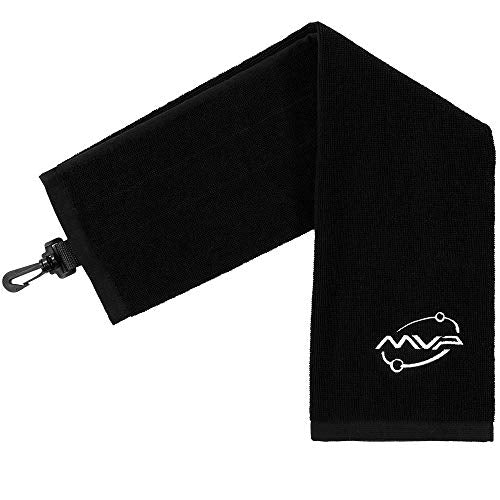 Disc Golf Towel - Absorbent Cotton, Portable Tri-Fold Design, Fits Any Bag