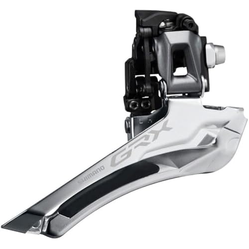 Shimano GRX FD-RX810-F 2 x 11 Speed Braze-On Front Derailleur, 50t max Chainring