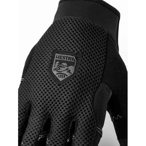 Hestra Ergo Grip Enduro Breathable Protective Full Finger Bike Glove for Men/Women | 5-Finger Durable Lightweight Glove for Mountain Biking