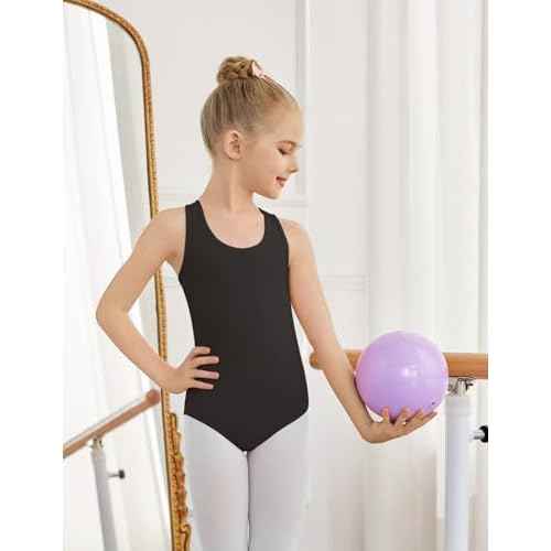 Zaclotre Ballet Leotards for Girls Hollow Back Sleeveless Dance Outfits Gymnastics Leotard Tank Bodysuit