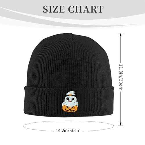 Rose Embroidered Beanie Cap Soft Knit Hat for Women Men Chemo Sleep
