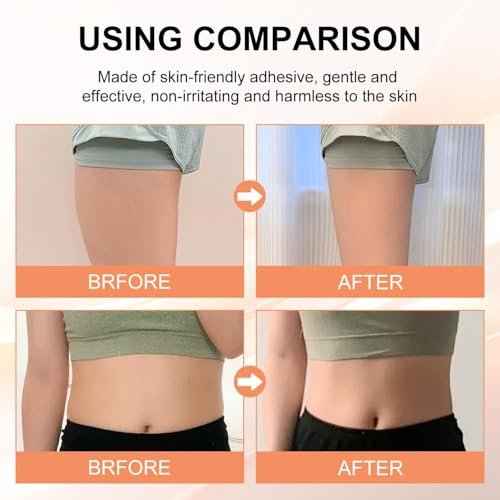 10PCS Hey Nip Thigh Lift Tape, Nip Lift and Glow Patches Legs - Instant Thigh Lift with Invisible Firming Patches, Waterproof Adhesive for Thighs, Stomach, Arms, Anti-Cellulite & Anti-Chafing (1 Box)