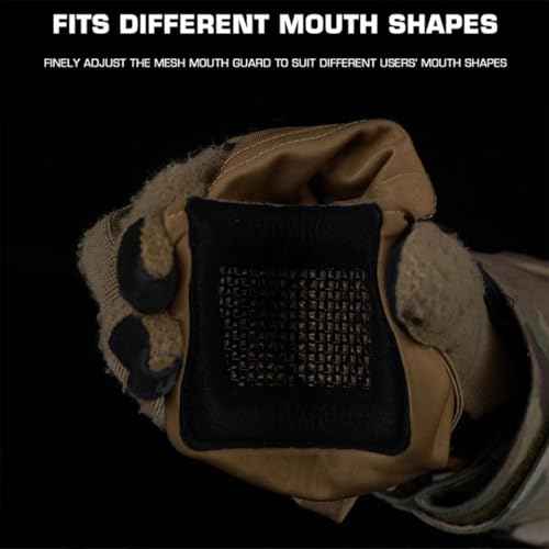 Balaclava Mesh Mask Breathable Tactical Mask Full Face Protection for Hunting Hiking Cycling