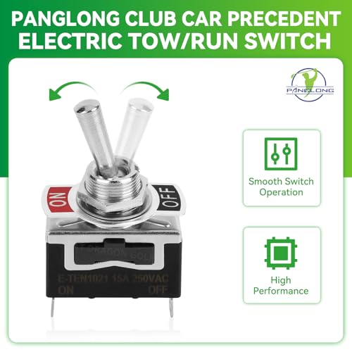 Golf Cart Tow/Run Switch Kit for Club Car Precedent Electric Models