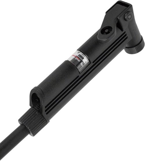 Topeak Mini Morph G (TMM-2GB) – Compact Mini Pump with in-Line Gauge – 140 PSI / 9.6 Bar – Presta, Schrader & Dunlop Compatible – Fold-Out Foot Pad & Flexible Hose – Includes Mount Bracket