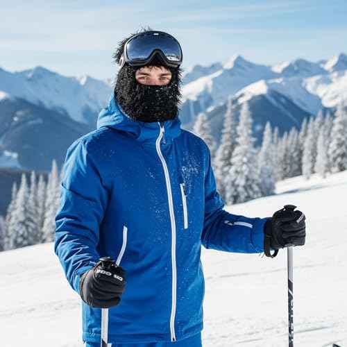 Distressed Balaclava Ski Mask Full Face Knitted Mask Balaclava Windproof Shiesty Ski Mask for Men Women for Cold Weather