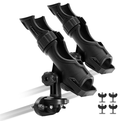 Hitorhike Side Track Fishing Rod Holder Mount 2-Pack for Boats & Kayaks