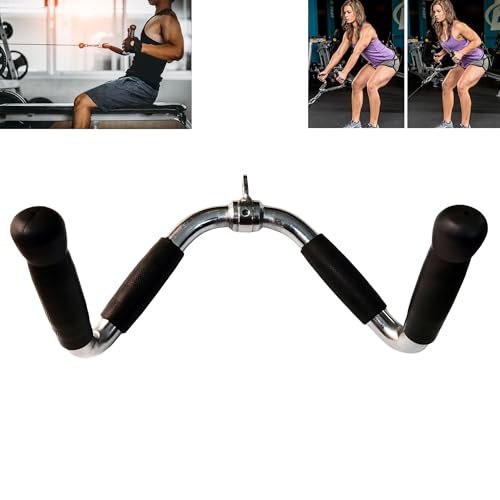 qibylift Lat Pull Down Barbell Attachment - M Variation for Cable Machines
