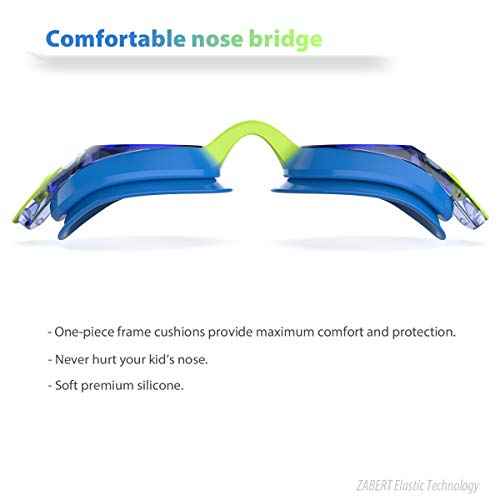 3 Pack Kids Goggles for Swimming, Anti-fog 100% UV Protection, for Kids Age 3-10