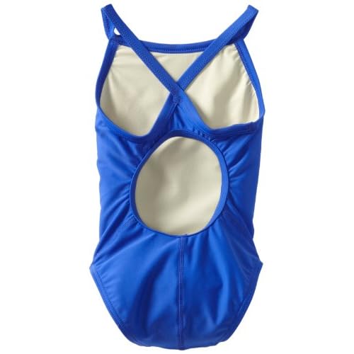 TYR Sport Girls' Solid Diamondback Swim Suit
