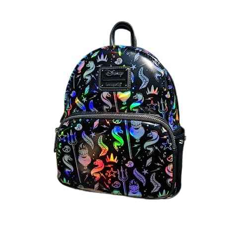 Loungefly Little Mermaid Iridescent Ursula AOP Mini Backpack Toyz N Fun Exclusive