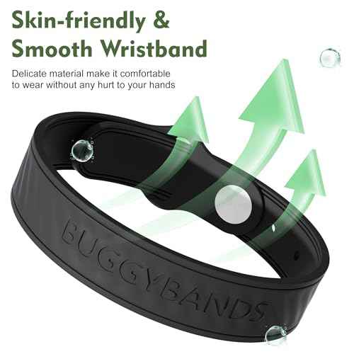 Mosquito Repellent Bracelets,12 Pack Silicone Mosquito Repellent Bands with DEET Free, Natural & Waterproof Bug Wristbands for Kids and Adults, Outdoor Traveling Protection
