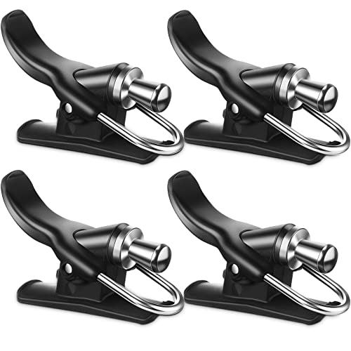 Black Surf Fishing Casting Trigger Aid Set - 4 Pieces for Rod Pole