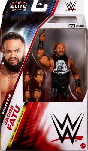 6-Inch WWE Action Figure with Accessories, Series 118 - Jacob Fatu Collectible