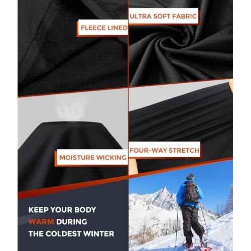 CL convallaria Thermal Underwear Long Johns Set Mens Winter Gift Hunting Gear Sport Base Layer Bottom Top