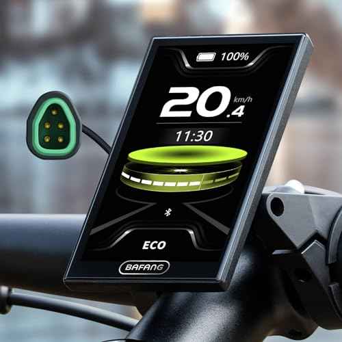 Bafang Display C010 for M400, M500 Mid Motor 0-6 Pedal Assist Levels eBike Computer Display with Automatic Backlight CAN Protocol