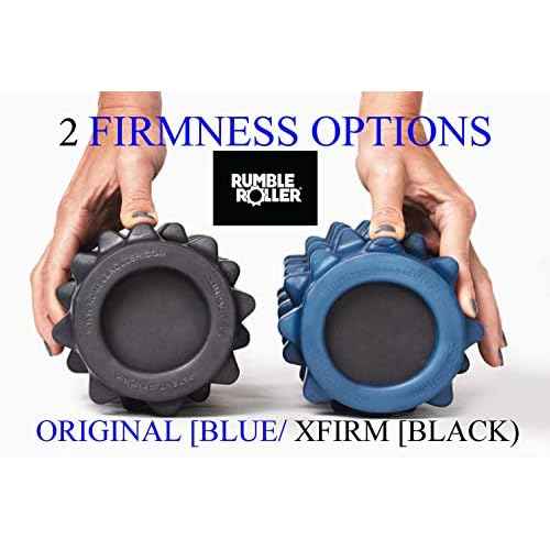 RumbleRoller Original Textured Foam Roller - Deep Tissue, Self Myofacial Release Massage Therapy Roller