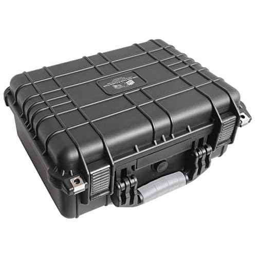 Case Club 4 Pistol and 16 Magazine Pre-Cut Heavy Duty Waterproof Case with Included Silica Gel Canister to Help Prevent Gun Rust (Upgraded Gen-2)
