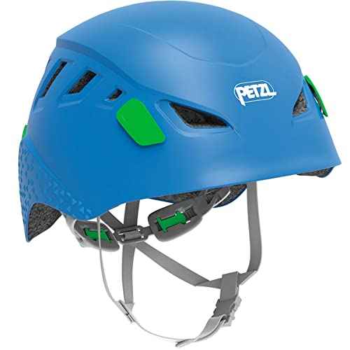 Petzl Picchu Children's Helmet - Kids' Climbing and Cycling Helmet with Enhanced Head Protection - Blue - One Size