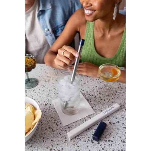 LifeStraw Sip ? Reusable Stainless Steel Water Filter Drinking Straw