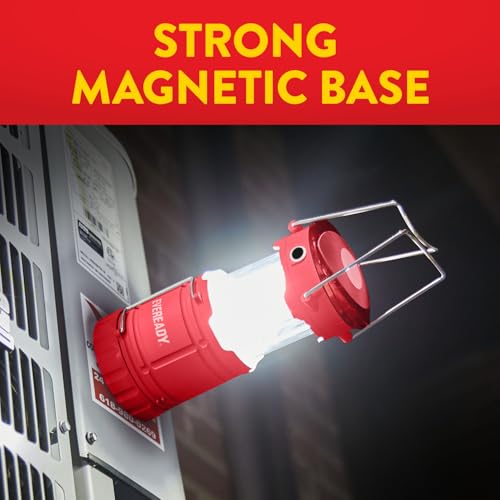 Red LED Camping Lantern 360 PRO 3-Pack - Super Bright Water-Resistant Tent Lights
