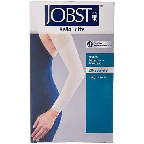 Jobst Women's 20-30 mmHg Arm Sleeve 1013-Arm Sleeve Size: Medium, Color: Beige
