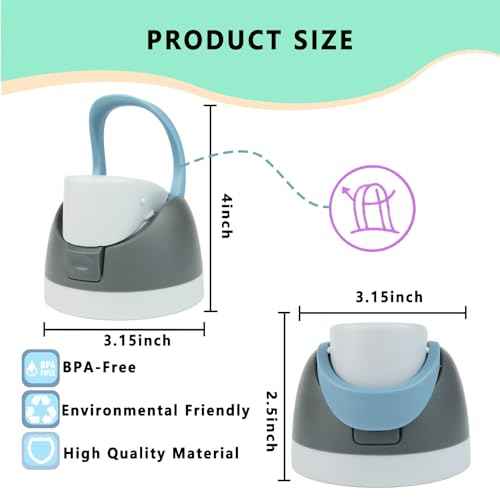 Replacement Lid for Owala Freesip Water Bottle, Compatible with Owala Lid and Cap, Premium Accessories for 16oz 24oz 32oz 40oz Bottles,Leak-Proof,BPA-Free