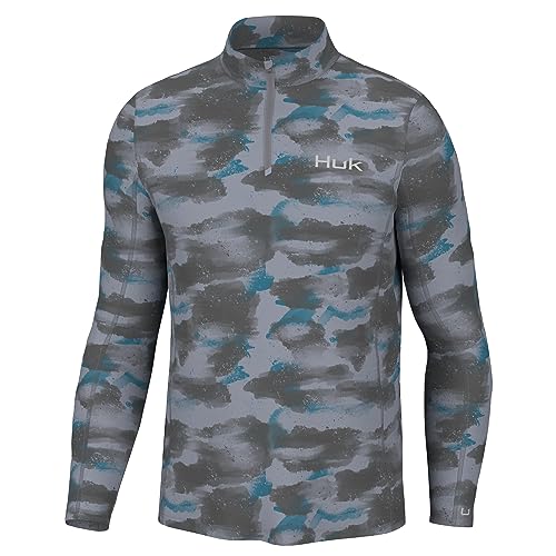 HUK Camden Coldfront Pullover, Fishing 1/4 Zip for Men