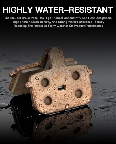 4mm Scooter Brake Pads for Ninebot Max G3 - Heat and Wear Resistant, 1 Pair