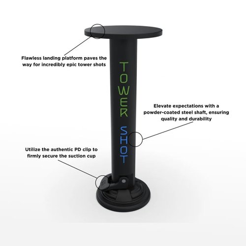 Popdarts Tower Shot Mod - The Ultimate High-Risk, High-Reward Target - Add Strategy, Skill, and a 5-Point Bonus to Every Game - Elevate The Game with This Tempting Vertical Shot