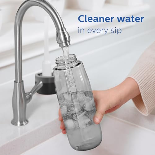 Philips BPA-Free Tritan Water Bottle 36oz Travel Filter Grey - Portable