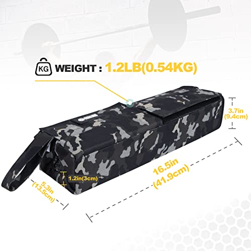 Green Camo Barbell Pad for Hip Thrusts Squats & Lifting | Power Guidance